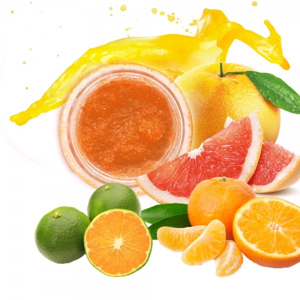 GOMMAGE AU SEL DE CAMARGUE ET HUILES ESSENTIELLES DE MANDARINE ET PAMPLEMOUSSE