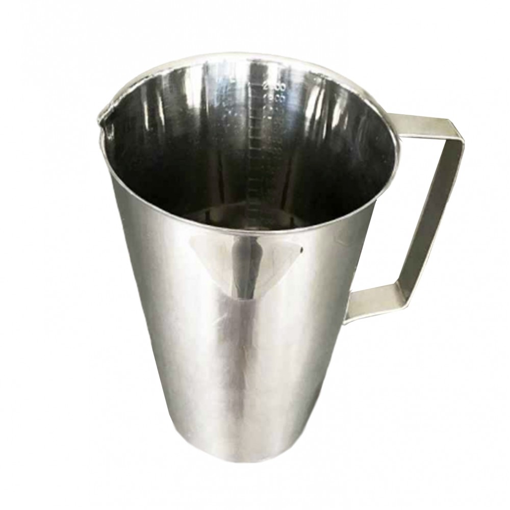 Becher cosmetique gradué Inox 2 litres 