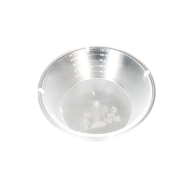 Coupelle plastique 120ml graduée