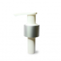 Pompe blanche avec bague argent mat ELIVE✪