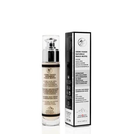 Crème visage naturelle peaux mixtes