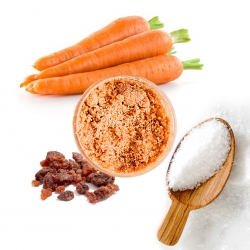 RECETTE GOMMAGE AU SEL DE CAMARGUE, CAROTTE ET ENCENS OLIBAN