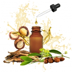 HUILE A BARBE ET CHEVEUX NOURRISSANTE ET ADOUCISSANTE PARFUM BOISE