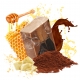 SAVON GOURMAND MIEL CHOCOLAT AU BEURRE DE CACAO