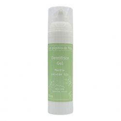 Dentifrice gel à la menthe poivrée bio