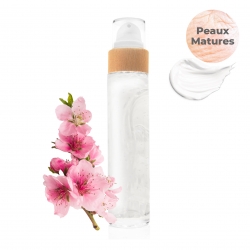 Crème visage naturelle peaux matures fleur de cerisier