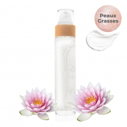 Crème visage naturelle peaux grasses lotus
