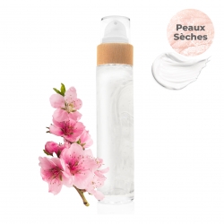 Crème visage naturelle peaux sèches fleur de cerisier