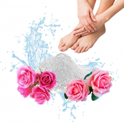 POUDRE PIEDS ANTI-ODEUR PARFUM ROSE ET COQUELICOT
