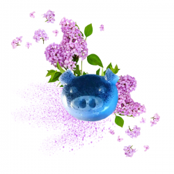 CIRE PARFUMEE D'AMBIANCE GERANIUM ET LILAS