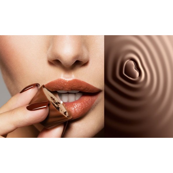Parfum cosmétique Lèvres Chocolat