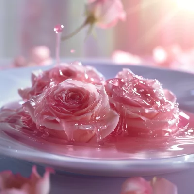 Rose arôme alimentaire naturel