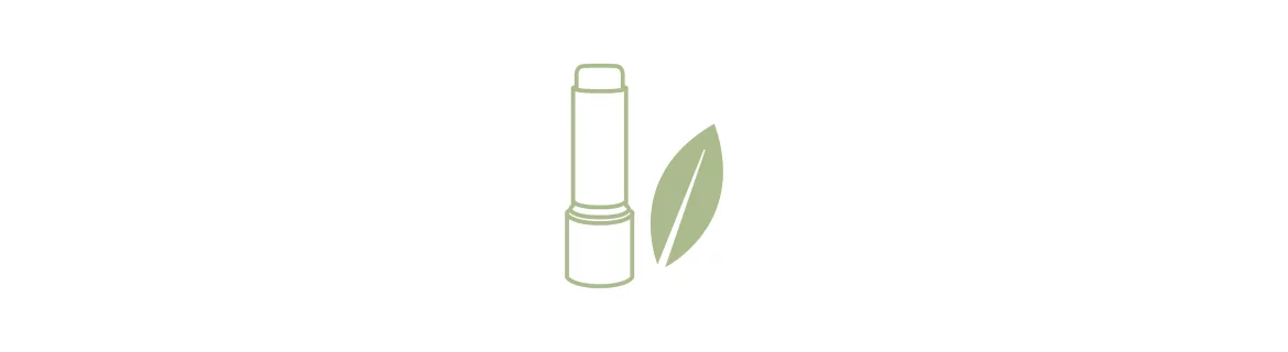 Pegatinas de labios veganos