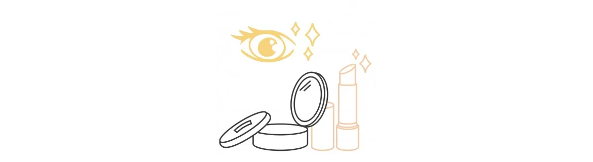 Trucco bianco di marca vegani